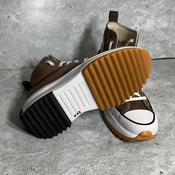 Converse Run Star Hike Platform High 'Squirrel Friend Brown' trainers sneakers - Picture 8 of 8